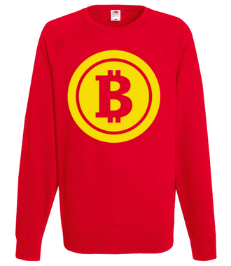 Słoneczny bohater - Bluza z nadrukiem - Kryptowaluty - bitcoin - Męska