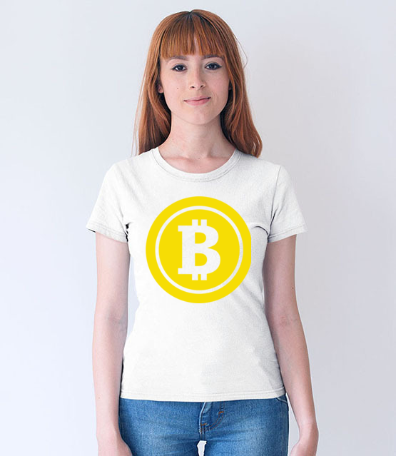 Sloneczny bohater koszulka z nadrukiem bitcoin kryptowaluty kobieta jipi pl 1877 65