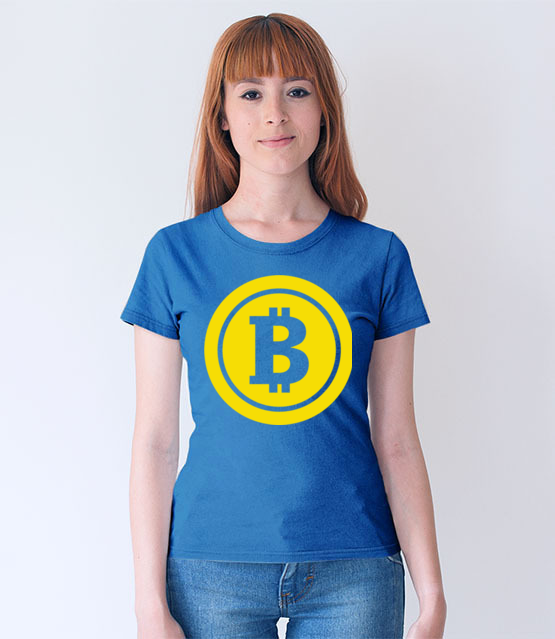 Sloneczny bohater koszulka z nadrukiem bitcoin kryptowaluty kobieta jipi pl 1877 67