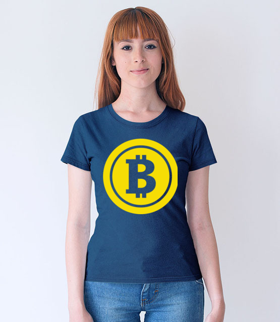 Sloneczny bohater koszulka z nadrukiem bitcoin kryptowaluty kobieta jipi pl 1877 68