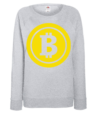Słoneczny bohater - Bluza z nadrukiem - Kryptowaluty - bitcoin - Damska