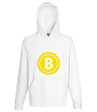 Słoneczny bohater - Bluza z nadrukiem - Kryptowaluty - bitcoin - Męska z kapturem