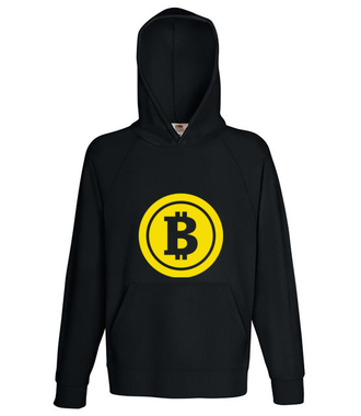 Słoneczny bohater - Bluza z nadrukiem - Kryptowaluty - bitcoin - Męska z kapturem