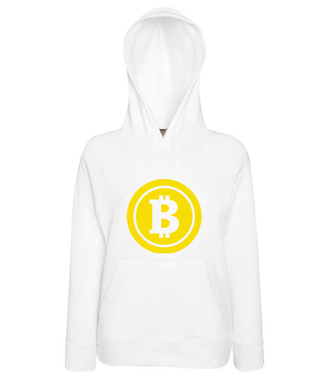 Słoneczny bohater - Bluza z nadrukiem - Kryptowaluty - bitcoin - Damska z kapturem