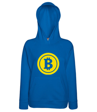 Słoneczny bohater - Bluza z nadrukiem - Kryptowaluty - bitcoin - Damska z kapturem
