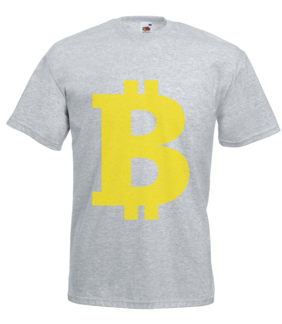 Bitcoinowy minimalizm koszulka z nadrukiem kryptowaluty bitcoin mezczyzna jipi pl 1879 6