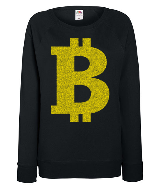 Bitcoinowy minimalizm bluza z nadrukiem bitcoin kryptowaluty kobieta jipi pl 1880 115