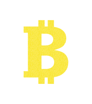 Bitcoinowy minimalizm - Bluza z nadrukiem - Bitcoin - Kryptowaluty - Męska z kapturem