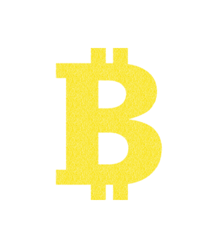 Bitcoinowy minimalizm - Bluza z nadrukiem - Bitcoin - Kryptowaluty - Męska z kapturem