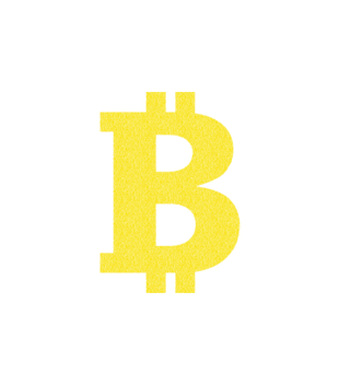 Bitcoinowy minimalizm - Bluza z nadrukiem - Bitcoin - Kryptowaluty - Męska