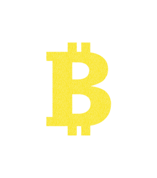Bitcoinowy minimalizm - Bluza z nadrukiem - Bitcoin - Kryptowaluty - Damska z kapturem