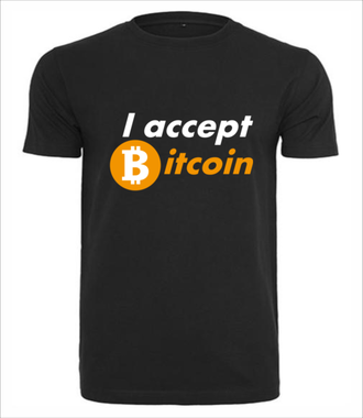 Jasna deklaracja - Koszulka z nadrukiem - Bitcoin - Kryptowaluty - Męska