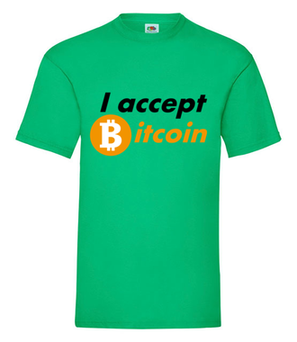 Jasna deklaracja - Koszulka z nadrukiem - Kryptowaluty - bitcoin - Męska