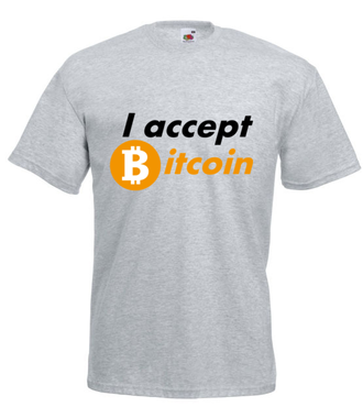 Jasna deklaracja - Koszulka z nadrukiem - Kryptowaluty - bitcoin - Męska