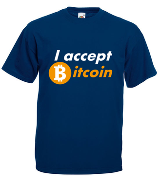 Jasna deklaracja - Koszulka z nadrukiem - Kryptowaluty - bitcoin - Męska
