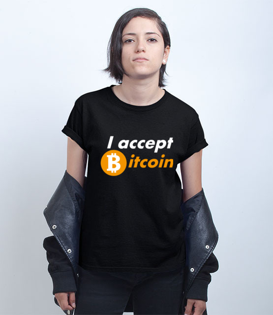 Jasna deklaracja koszulka z nadrukiem bitcoin kryptowaluty kobieta jipi pl 1882 70