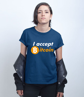 Jasna deklaracja - Koszulka z nadrukiem - Bitcoin - Kryptowaluty - Damska