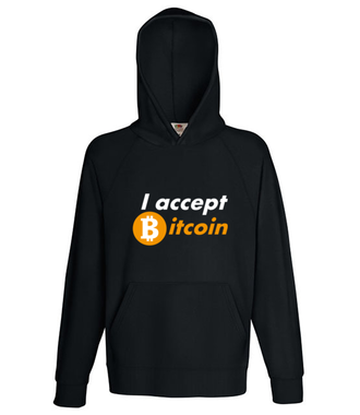 Jasna deklaracja - Bluza z nadrukiem - Kryptowaluty - bitcoin - Męska z kapturem