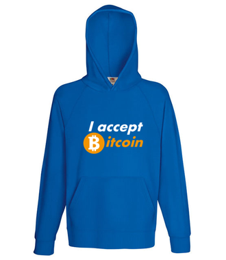 Jasna deklaracja - Bluza z nadrukiem - Kryptowaluty - bitcoin - Męska z kapturem
