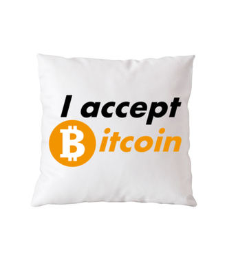 Jasna deklaracja - Poduszka z nadrukiem - Kryptowaluty - bitcoin - Gadżety