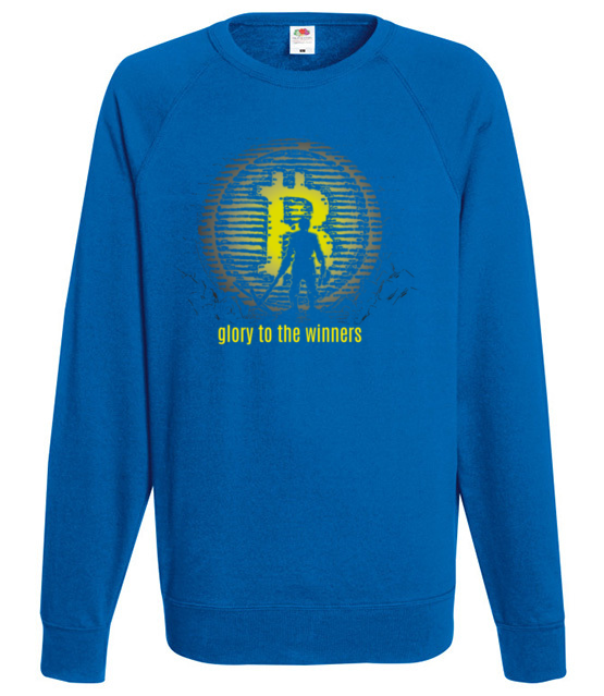 Tylko dla zwyciezcow bluza z nadrukiem kryptowaluty bitcoin mezczyzna jipi pl 1883 109