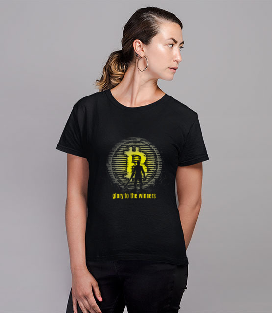 Tylko dla zwyciezcow koszulka z nadrukiem bitcoin kryptowaluty kobieta jipi pl 1883 76