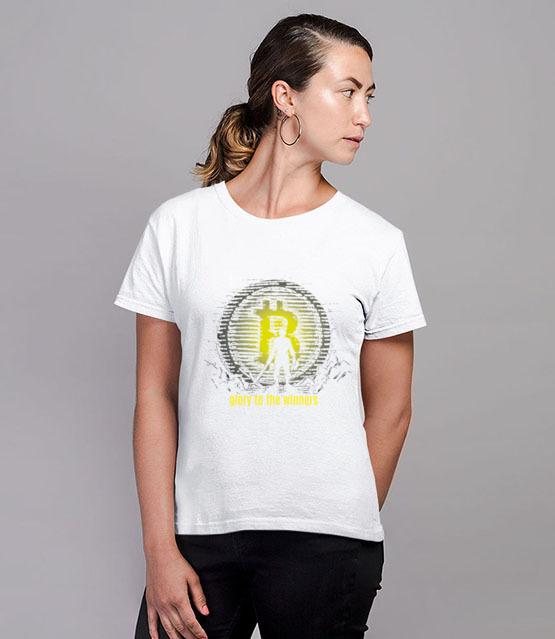 Tylko dla zwyciezcow koszulka z nadrukiem bitcoin kryptowaluty kobieta jipi pl 1883 77
