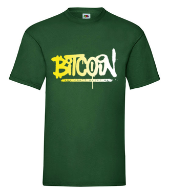 Z lekkim niedomówieniem - Koszulka z nadrukiem - Bitcoin - Kryptowaluty - Męska