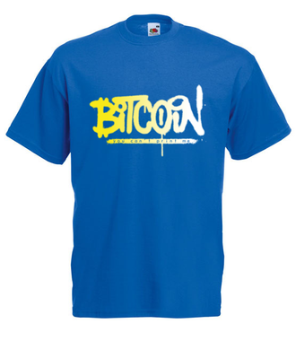 Z lekkim niedomówieniem - Koszulka z nadrukiem - Kryptowaluty - bitcoin - Męska