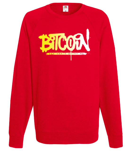 Z lekkim niedomowieniem bluza z nadrukiem kryptowaluty bitcoin mezczyzna jipi pl 1884 108