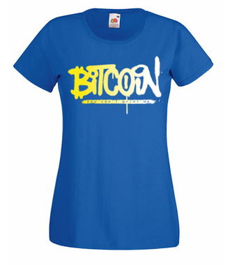 Z lekkim niedomówieniem - Koszulka z nadrukiem - Bitcoin - Kryptowaluty - Damska