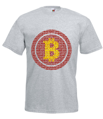 Jedynie słuszny mural - Koszulka z nadrukiem - Kryptowaluty - bitcoin - Męska