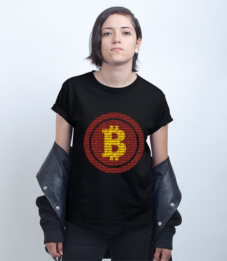 Jedynie słuszny mural - Koszulka z nadrukiem - Bitcoin - Kryptowaluty - Damska