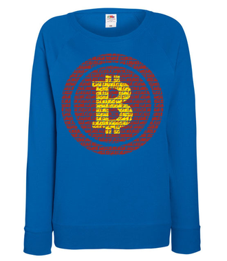 Jedynie słuszny mural - Bluza z nadrukiem - Kryptowaluty - bitcoin - Damska