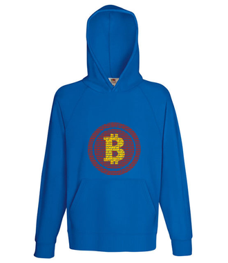 Jedynie słuszny mural - Bluza z nadrukiem - Kryptowaluty - bitcoin - Męska z kapturem