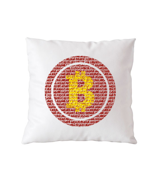 Jedynie sluszny mural poduszka z nadrukiem kryptowaluty bitcoin gadzety jipi pl 1887 164