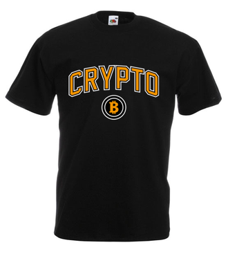 W amerykańskim stylu - Koszulka z nadrukiem - Bitcoin - Kryptowaluty - Męska