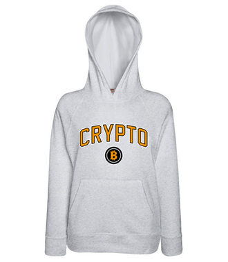 W amerykańskim stylu - Bluza z nadrukiem - Kryptowaluty - bitcoin - Damska z kapturem