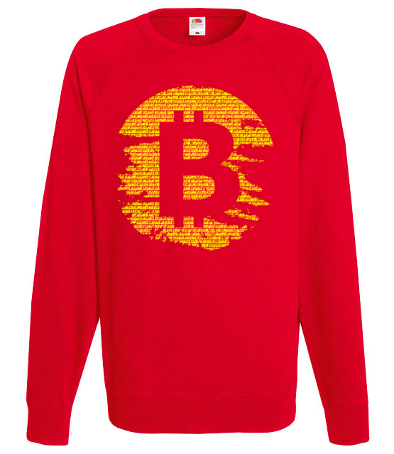 Podniszczone graffiti bluza z nadrukiem kryptowaluty bitcoin mezczyzna jipi pl 1892 108