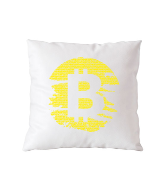 Podniszczone graffiti? - Poduszka z nadrukiem - Kryptowaluty - bitcoin - Gadżety