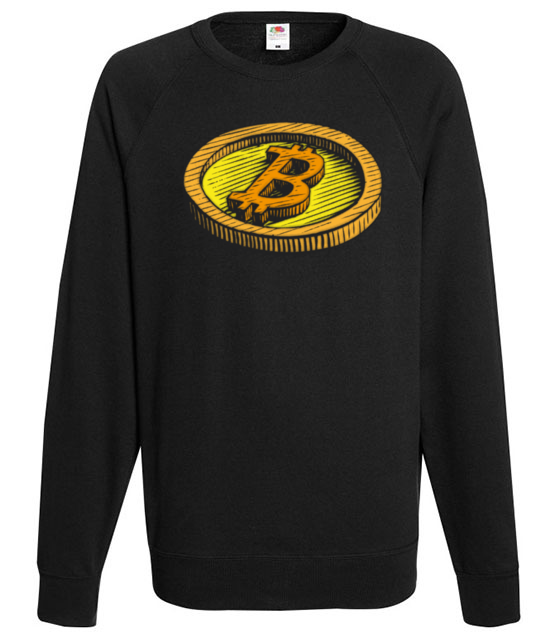 Wizja fizycznego bitcoina bluza z nadrukiem bitcoin kryptowaluty mezczyzna jipi pl 1895 107