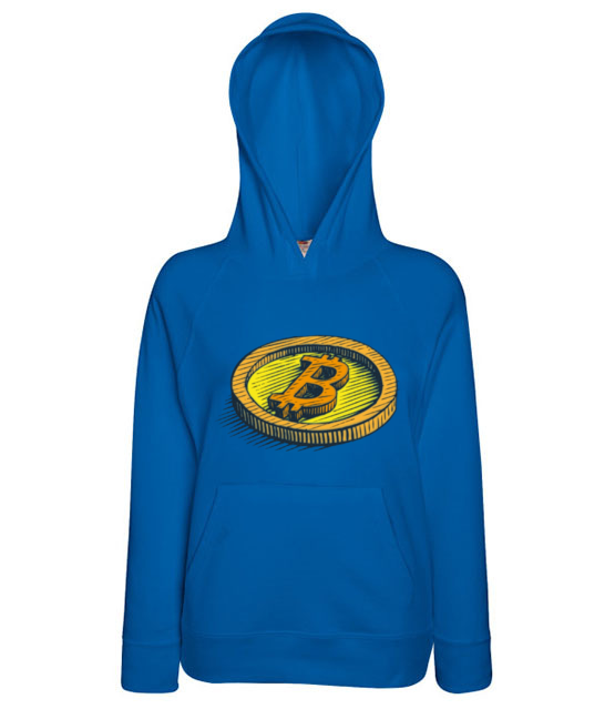 Wizja fizycznego bitcoina bluza z nadrukiem kryptowaluty bitcoin kobieta jipi pl 1894 147