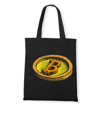 Wizja fizycznego bitcoina - Torba z nadrukiem - Kryptowaluty - bitcoin - Gadżety
