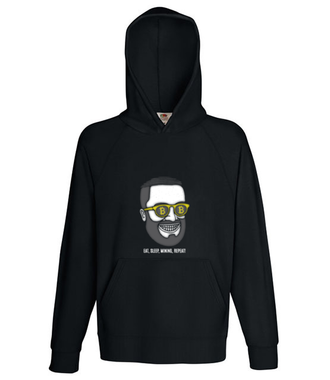 Życie krypto maniaka - Bluza z nadrukiem - Kryptowaluty - bitcoin - Męska z kapturem