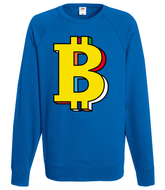 Bitcoin w kolorach teczy bluza z nadrukiem kryptowaluty bitcoin mezczyzna jipi pl 1898 109