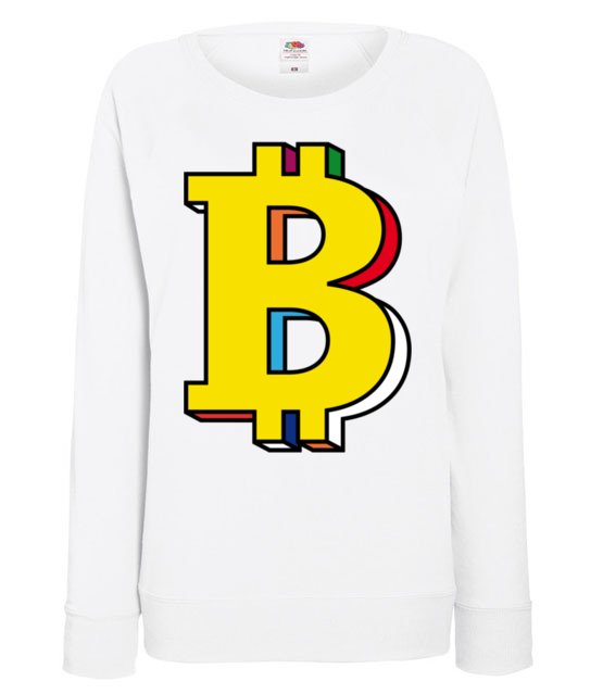 Bitcoin w kolorach teczy bluza z nadrukiem kryptowaluty bitcoin kobieta jipi pl 1898 114