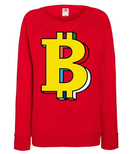 Bitcoin w kolorach teczy bluza z nadrukiem kryptowaluty bitcoin kobieta jipi pl 1898 116