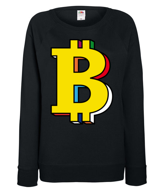 Bitcoin w kolorach teczy bluza z nadrukiem kryptowaluty bitcoin kobieta jipi pl 1899 115