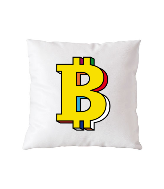 Bitcoin w kolorach teczy poduszka z nadrukiem kryptowaluty bitcoin gadzety jipi pl 1898 164