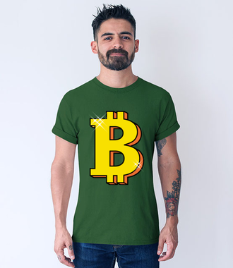 Jego wysokość bitcoin! - Koszulka z nadrukiem - Bitcoin - Kryptowaluty - Męska